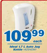 Ideal 1.7L Auto Jug Kettle(40940W)-Each