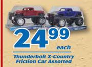 Thunderbolt X-Country Friction Car-Each