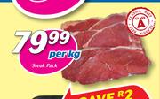 Steak Pack-Per Kg