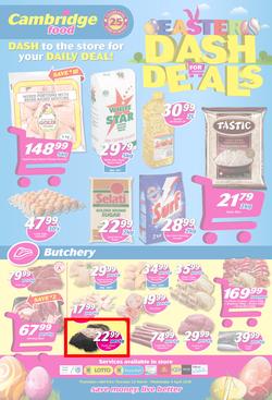 Cambridge Food Gauteng : Dash For Deals (22 March - 4 April 2018), page 1