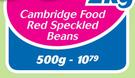 Cambridge Food Red Speckled Beans-500g