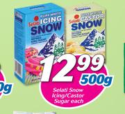Selati Snow Icing/ Castor Sugar-500g Each
