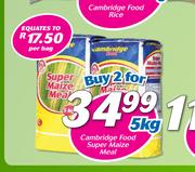 Cambridge Food Super Maize Meal-2 x 5Kg