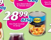 Koo Fruit Cocktail In Syrup-825g
