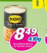 Koo Baked Beans In Tomato Sauce-410g