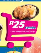 2-Piece Fried Chicken & Pap-Combo 
