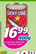 Lucky Star Pilchards Assorted-400g Each