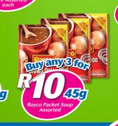 Royco Packet Soup Assorted-3 x 45g