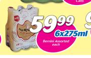 Bernini Assorted-6 x 275ml