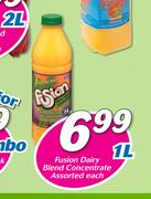 Fusion Dairy Blend Concentrate Assorted-1L