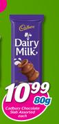 Cadbury Chocolate Slab Assorted-80g
