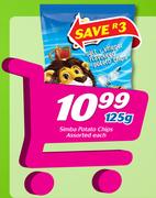 Simba Potato Chips Assorted-125g
