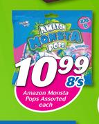 Amazon Monsta Pops Assorted-8's