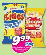 Willards Curls/ Fling Assorted-150g Each
