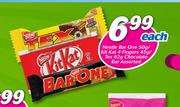 Nestle Bar One 50g/ Kit Kat 4 Fingers 45g/ Tex 62g Chocolate Bar Assorted-Each