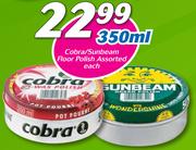 Cobra/Sunbeam Floor Polish-350ml Each