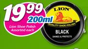 Lion Shoe Polish-200ml Each