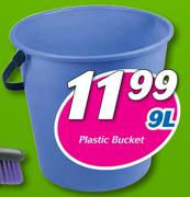 9Ltr Plastic Bucket