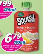 Rhodes Squish Baby Food-110ml Each