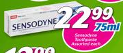 Sensodyne Toothpaste-75ml Each