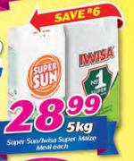Super Sun/Iwisa Super Maize Meal-5Kg Each