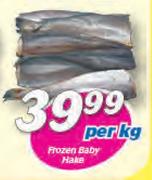 Frozen Baby Hake-Per Kg