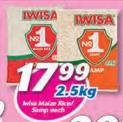 Iwisa Maize Rice/Samp-2.5Kg Each