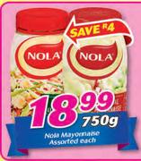Nola Mayonnaise Assorted-750g Each
