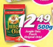 Jungle Oats Pouch Original Only-500g