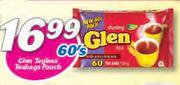 Glen Tagless Teabags Pouch-60's
