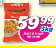 Fatti's & Moni's Macaroni-3Kg