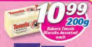 Bakers Tennis Biscuits Assorted-200g Each