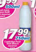 Cambridge Food Thick Bleach Assorted-750ml 