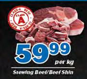 Stewing Beef/Beef Shin-Per Kg