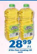D'Lite Pure Cooking Oil-2Ltr Each