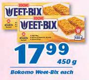 Bokomo Weet Bix-450g Each
