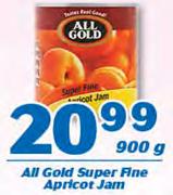 All Gold Super Fine Apricot Jam-900g