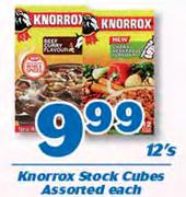 Knorrox Stock Cubes-12's Each