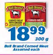 Bull Brand Corned Meat Assorted-300g Each