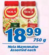 Nola Mayonnaise-750g Each