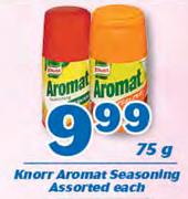 Knorr Aromat Seasoning-75g Each