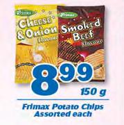 Frimax Potato Chips-150g Each