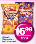 Willards Cheese Curls Balls-100g