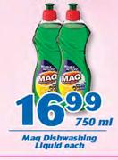 Maq Dishwashing Liquid-750ml Each