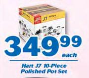 Hart J7 10 Piece Polished Pot Set-Each