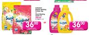 Sunlight Regular Washing Powder-8 x 2kg or Hand Washing Liquid-8 x 1.5Ltr