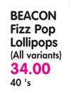 Beacon Fizz Pop Lollipops (All Variants)-40's