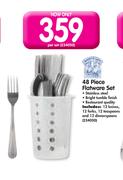 48 Piece Flatware Set-Per Set