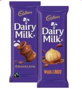 Cadbury Slabs (Nut and Milk Variant Only)-12 x 80gm