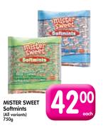 Mister Sweet Softmints (All Variants)-750gm Each